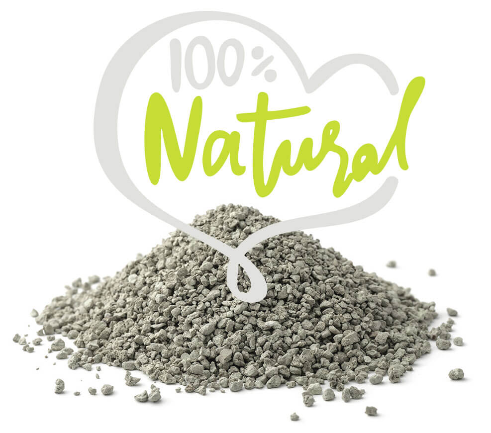 It's made of 100% Natural Sodium Bentonite clay